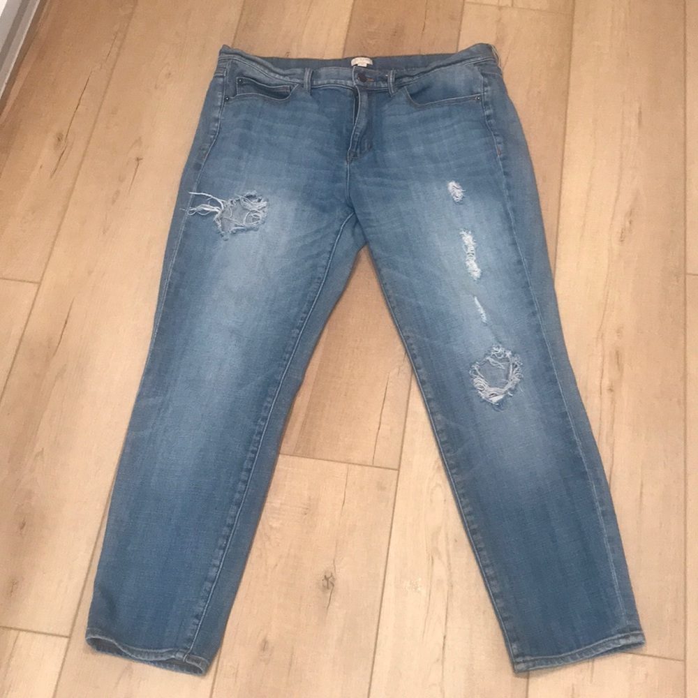 J. Crew Denim  ankle Jeans